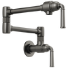 Rook Wall Mount Pot Filler - Brilliance® Luxe Steel®