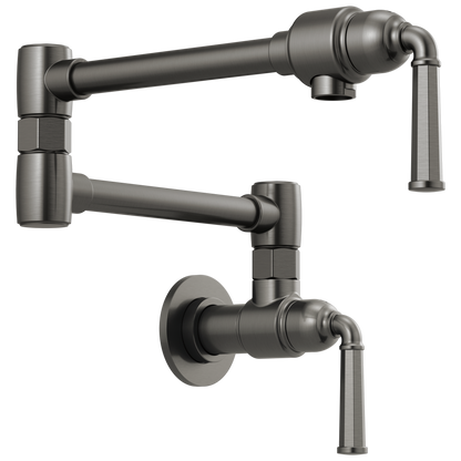 Rook Wall Mount Pot Filler - Brilliance® Luxe Steel®