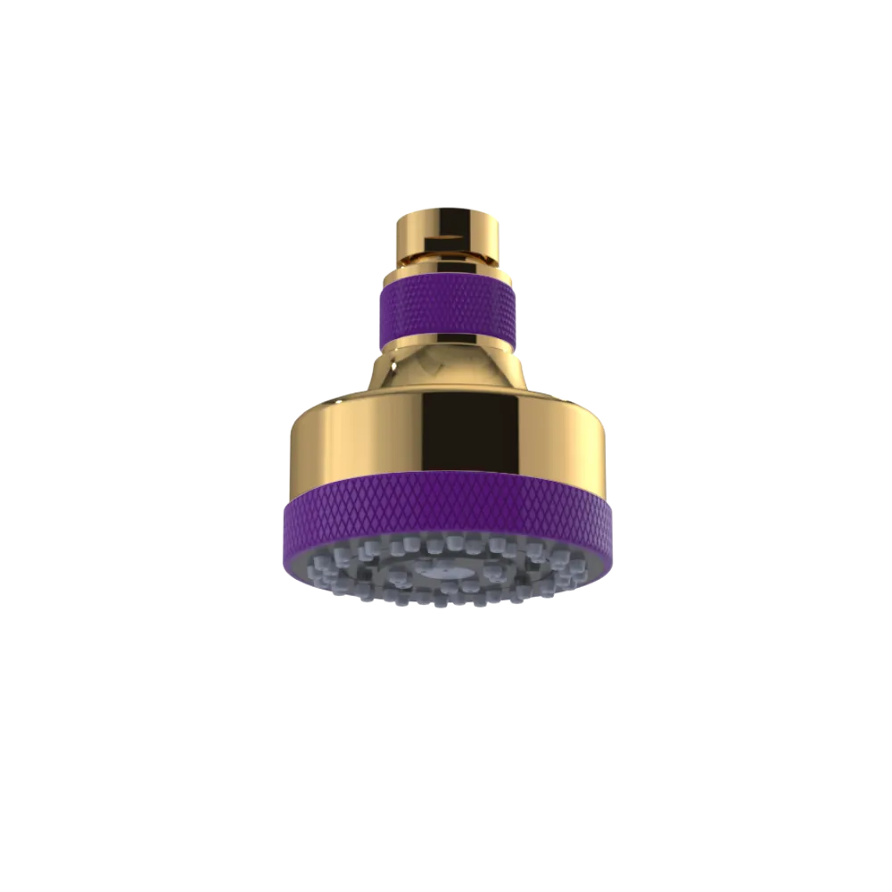 Rubinet 3 FUNCTION SHOWER HEAD Gold