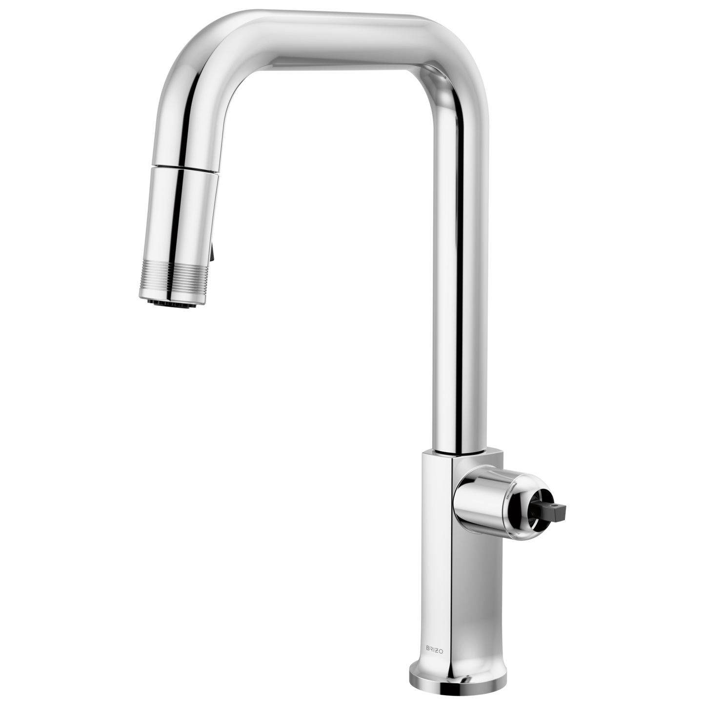 Brizo Pull Down Faucet With Square Spout Less Handle