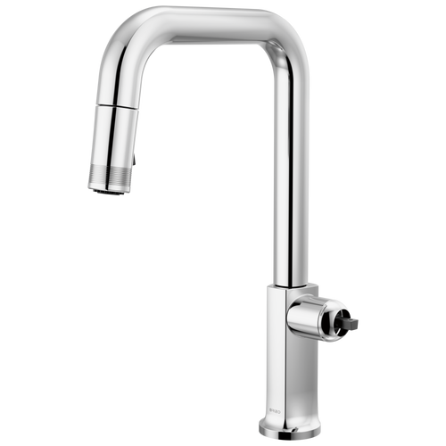 Brizo Pull Down Faucet With Square Spout Less Handle