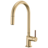 Brizo Odin Pull-Down Faucet with Arc Spout - Less Handle - Complete Kit - Brilliance® Luxe Gold®
