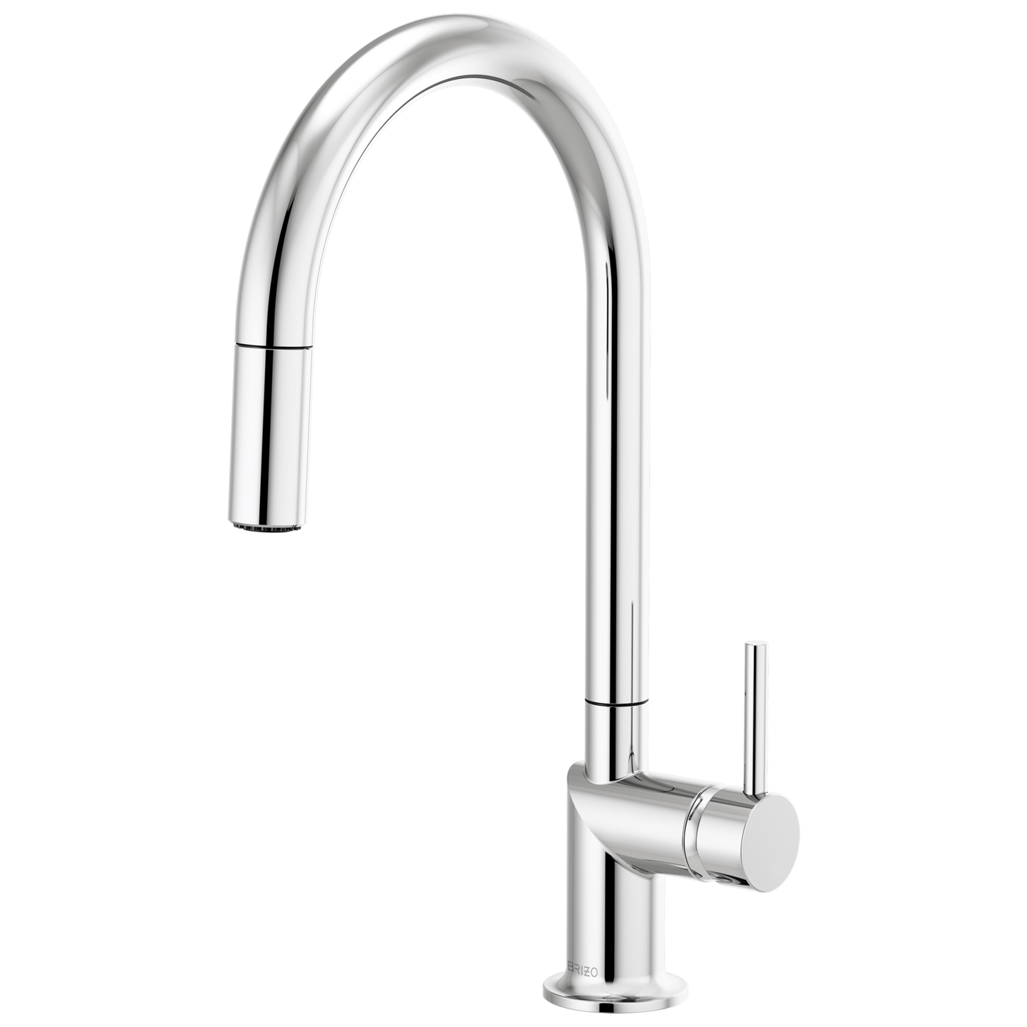 Brizo Odin Pull-Down Faucet with Arc Spout - Less Handle - Complete Kit - Polished Chrome