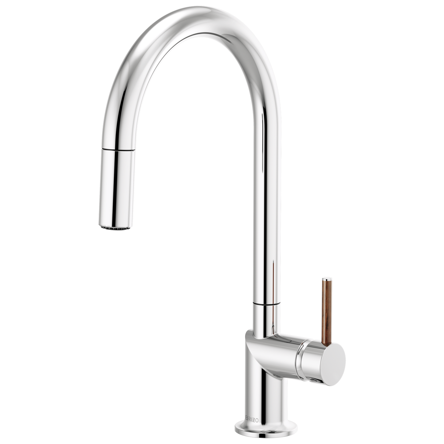 Brizo Odin Pull-Down Faucet with Arc Spout - Less Handle - Complete Kit - Polished Chrome