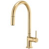 Brizo Odin Pull-Down Faucet with Arc Spout - Less Handle - Complete Kit - Brilliance® Polished Gold