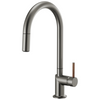 Brizo Odin Pull-Down Faucet with Arc Spout - Less Handle - Complete Kit - Brilliance® Luxe Steel®