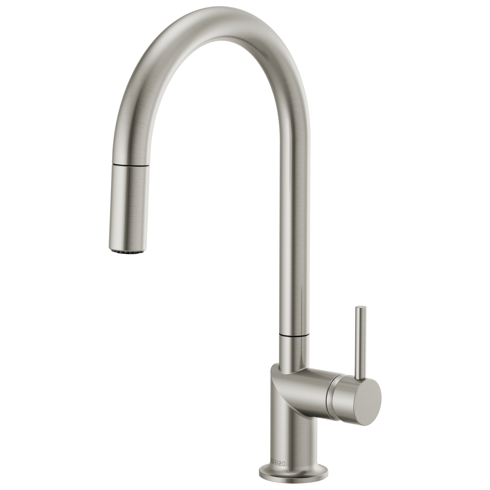 Brizo Odin Pull-Down Faucet with Arc Spout - Less Handle - Complete Kit - Brilliance® Stainless