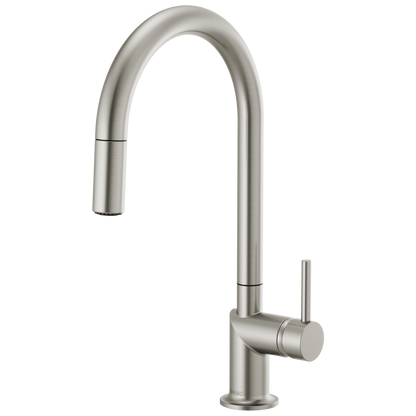 Brizo Odin Pull-Down Faucet with Arc Spout - Less Handle - Complete Kit - Brilliance® Stainless