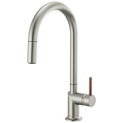 Brizo Odin Pull-Down Faucet with Arc Spout - Less Handle - Complete Kit - Brilliance® Stainless