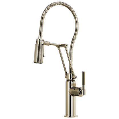Litze Articulating Faucet With Finished Hose - Brilliance® Polished Nickel