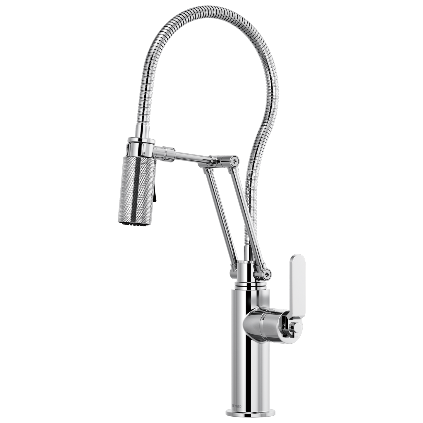 Litze Articulating Faucet With Finished Hose - Polished Chrome