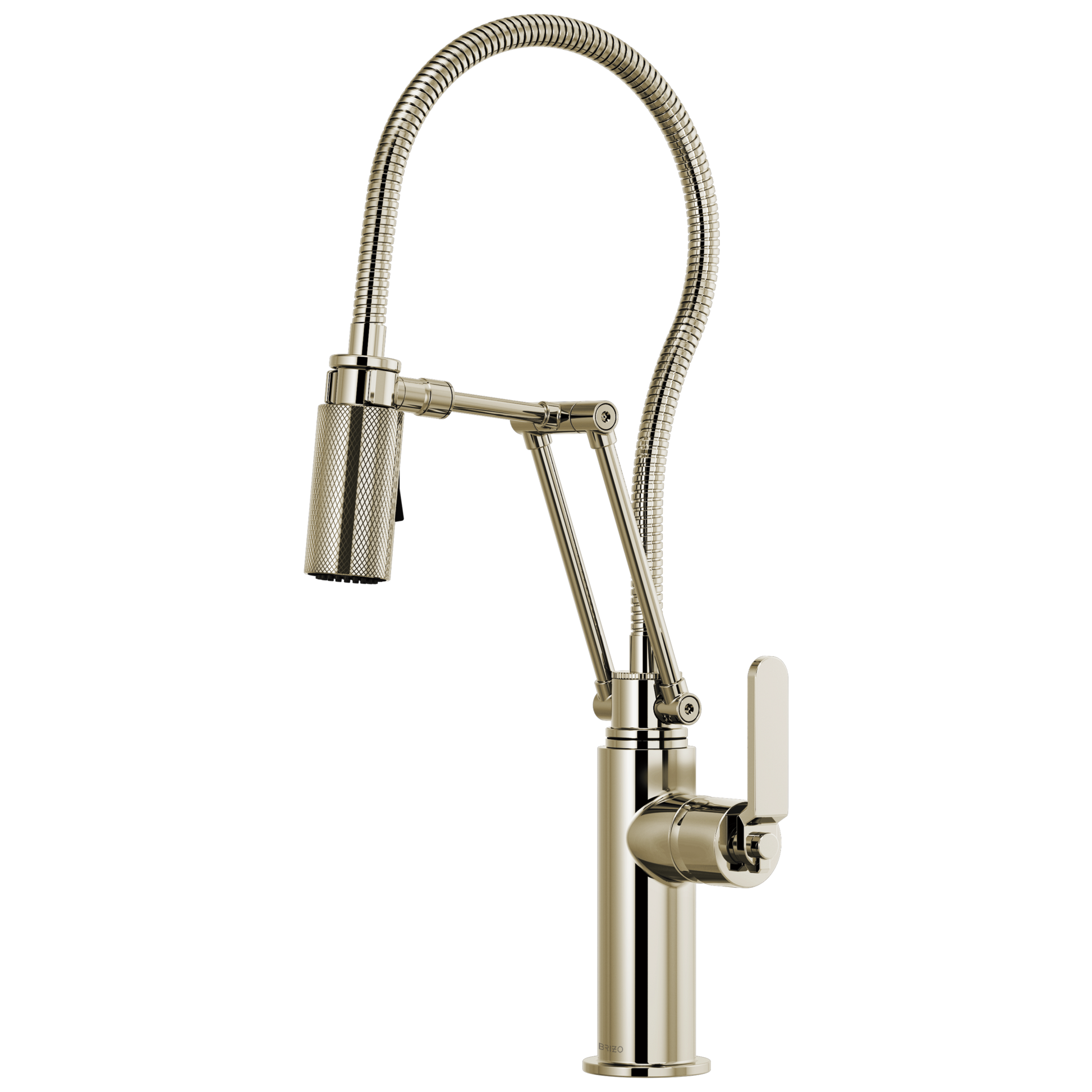 Litze Articulating Faucet With Finished Hose - Brilliance® Polished Nickel