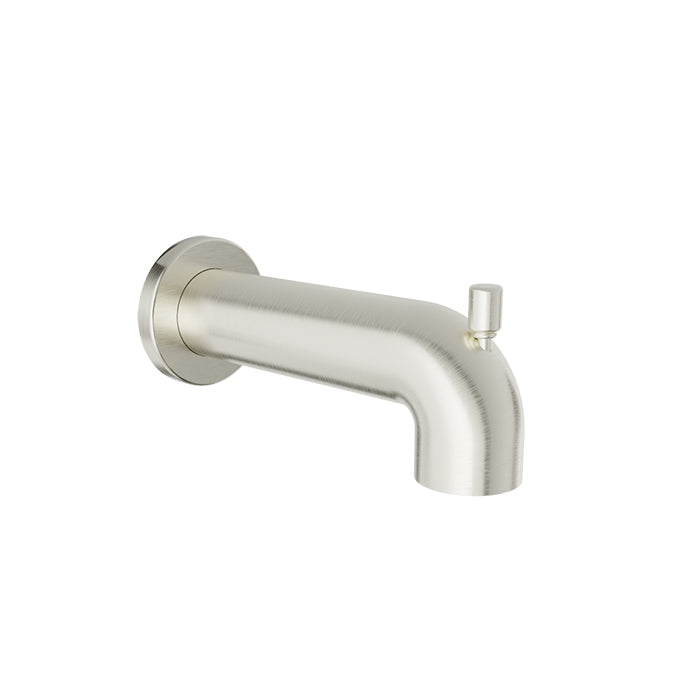 Baril Round 7" tub spout with diverter