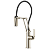 Litze Articulating Faucet with Industrial Handle - Brilliance® Polished Nickel