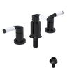Rubinet Bidet Fitting with Spray, Diverter, and Vacuum Breaker (less drain) Black