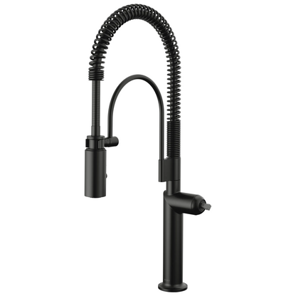 Odin Semi-Professional Kitchen Faucet - Less Handle - Matte Black