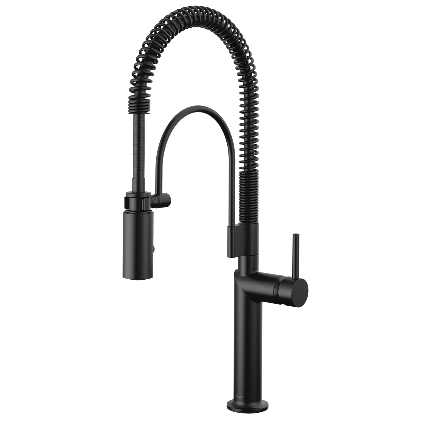 Brizo Odin Semi-Professional Kitchen Faucet - Less Handle - Complete Kit - Matte Black