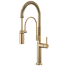 Brizo Odin Semi-Professional Kitchen Faucet - Less Handle - Complete Kit - Brilliance® Luxe Gold®