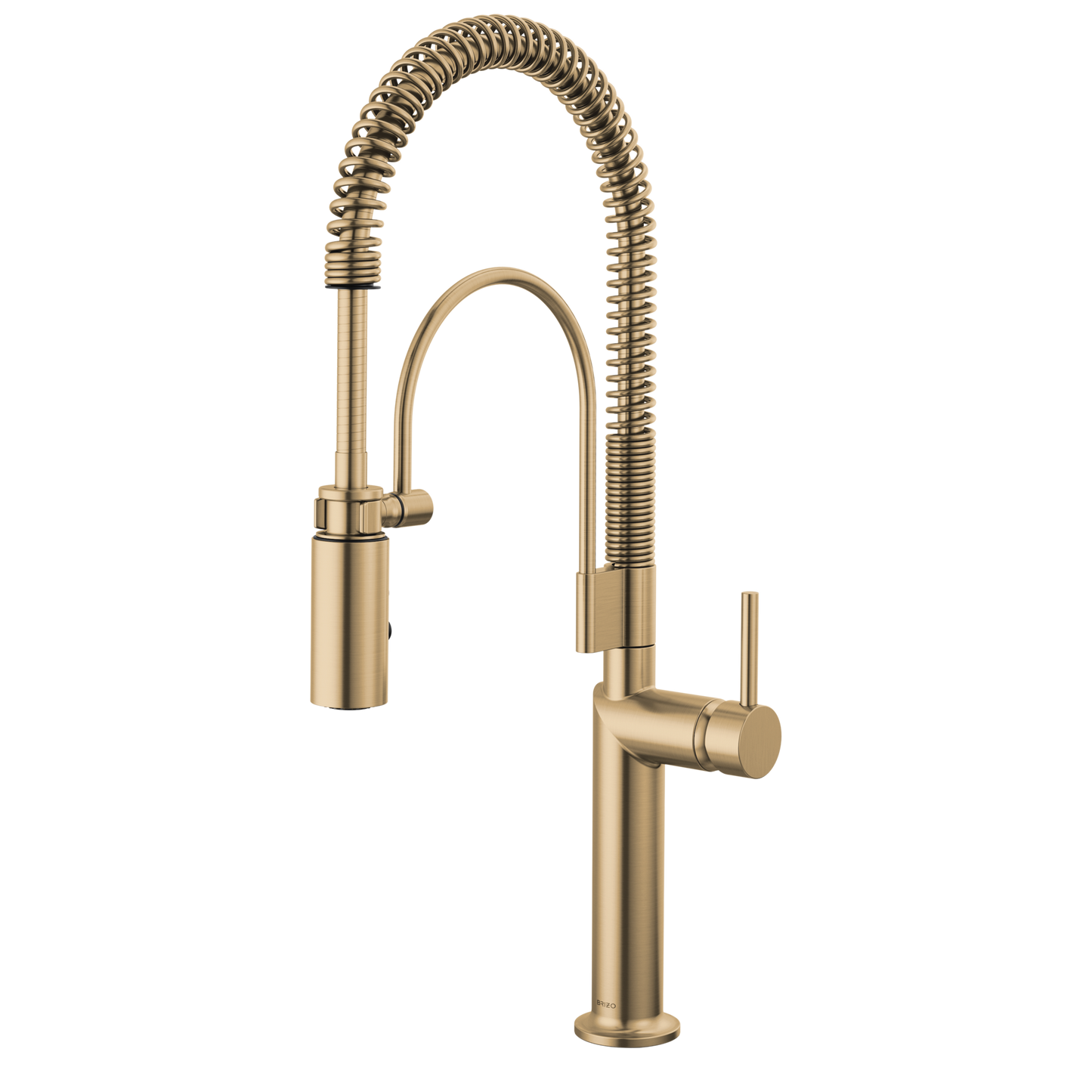 Brizo Odin Semi-Professional Kitchen Faucet - Less Handle - Complete Kit - Brilliance® Luxe Gold®
