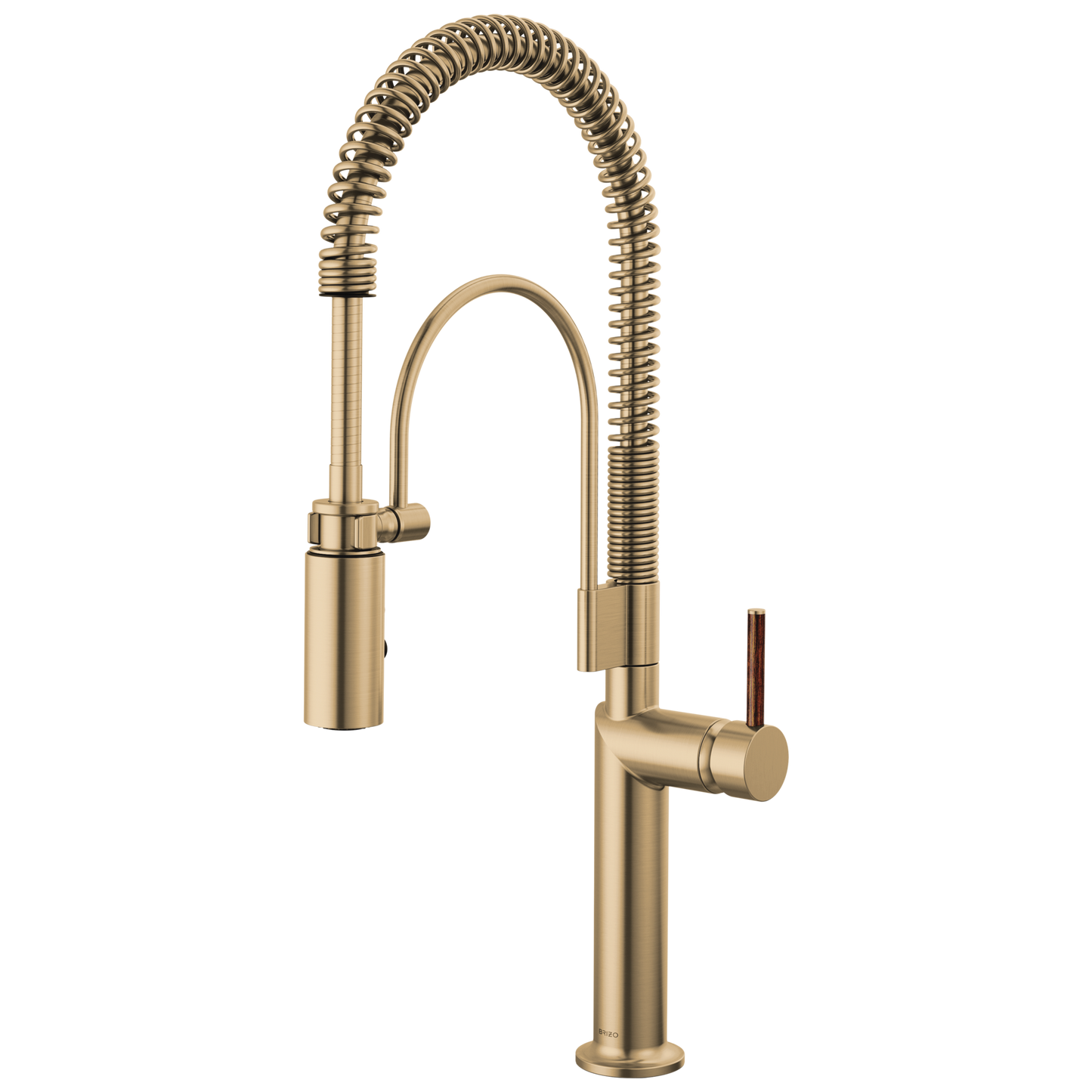Brizo Odin Semi-Professional Kitchen Faucet - Less Handle - Complete Kit - Brilliance® Luxe Gold®