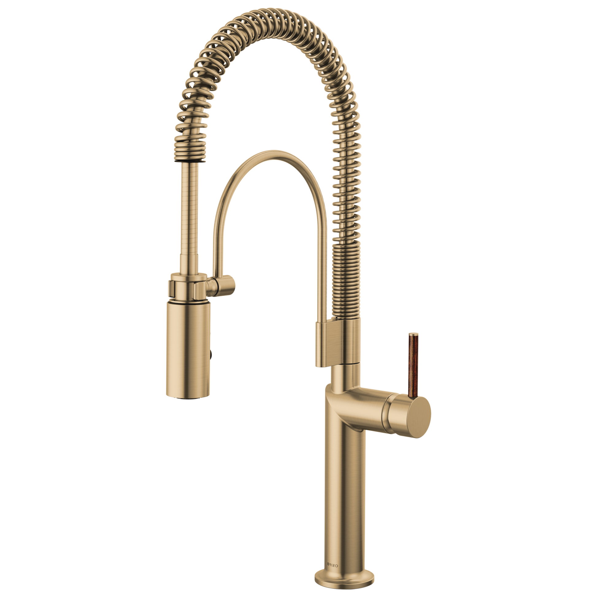 Brizo Odin Semi-Professional Kitchen Faucet - Less Handle - Complete Kit - Brilliance® Luxe Gold®