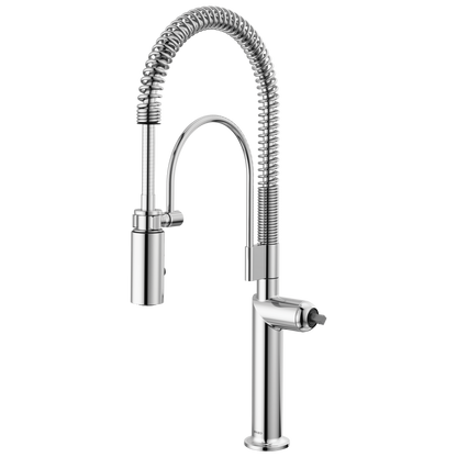 Odin Semi-Professional Kitchen Faucet - Less Handle - Polished Chrome
