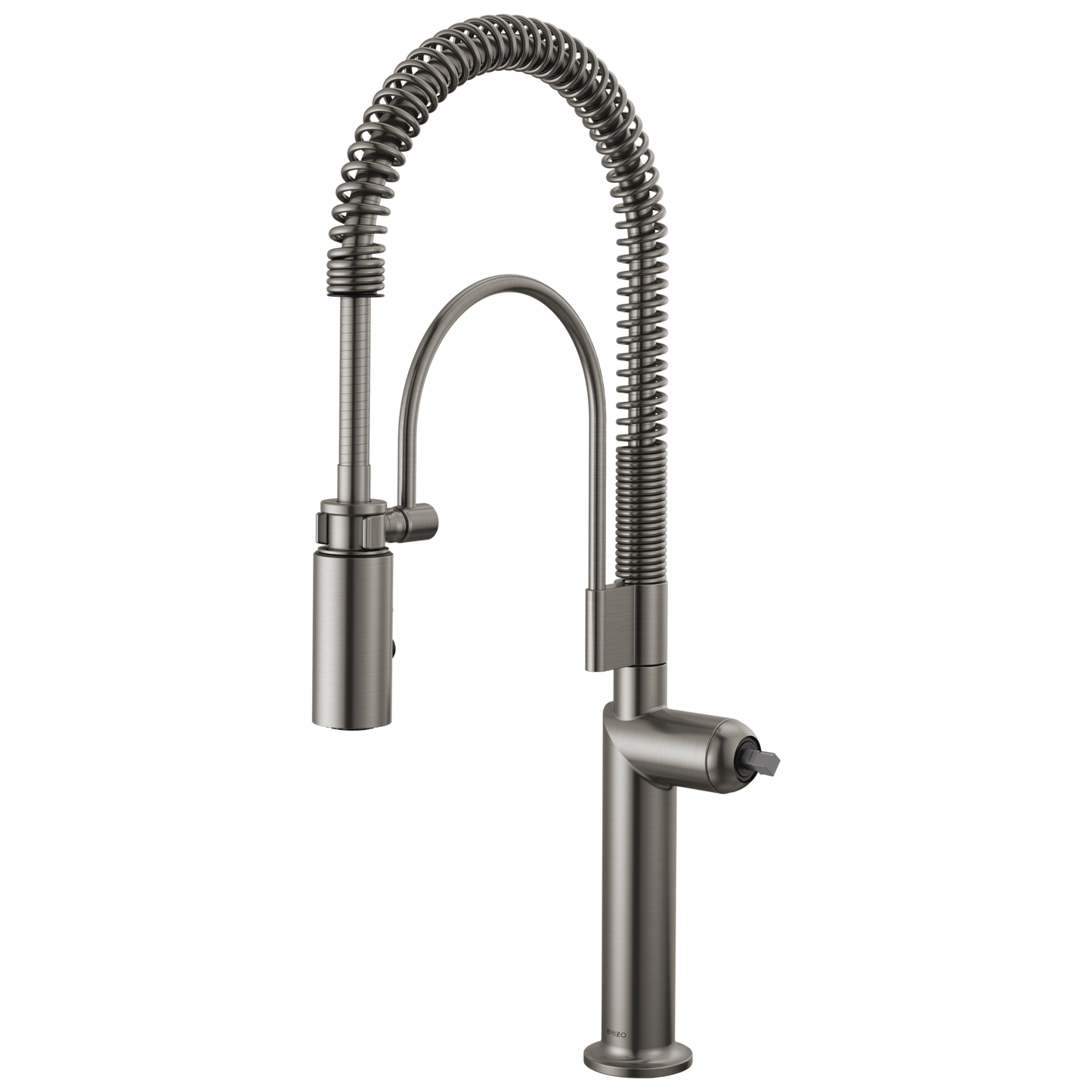 Odin Semi-Professional Kitchen Faucet - Less Handle - Brilliance® Luxe Steel®