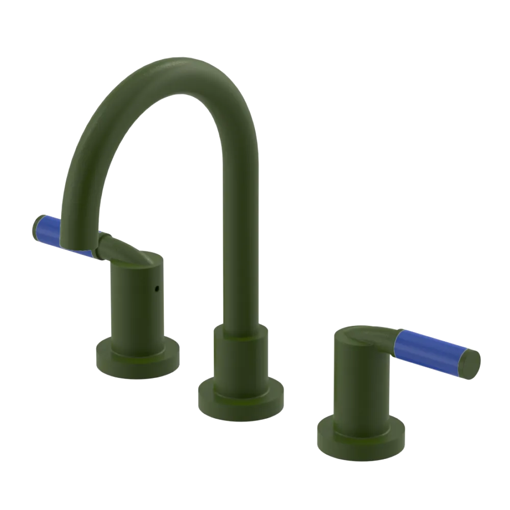 Rubinet Widespread Lav set (less drain) Green Envy
