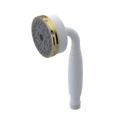 Rubinet 3 Function Hand Held Shower Only Matt White