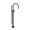 Baril Floor-mounted tub filler with hand shower
