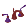 Rubinet Widespread Lav. Set. (less drain) Maroon