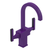 Rubinet Single Hole Dual Handle Lav. Set. (less drain) Purple Haze