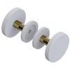 Rubinet Shower Door Knob (set) Matt White