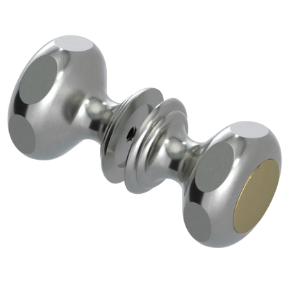 Rubinet Shower Door Knob (set) Satin Nickel