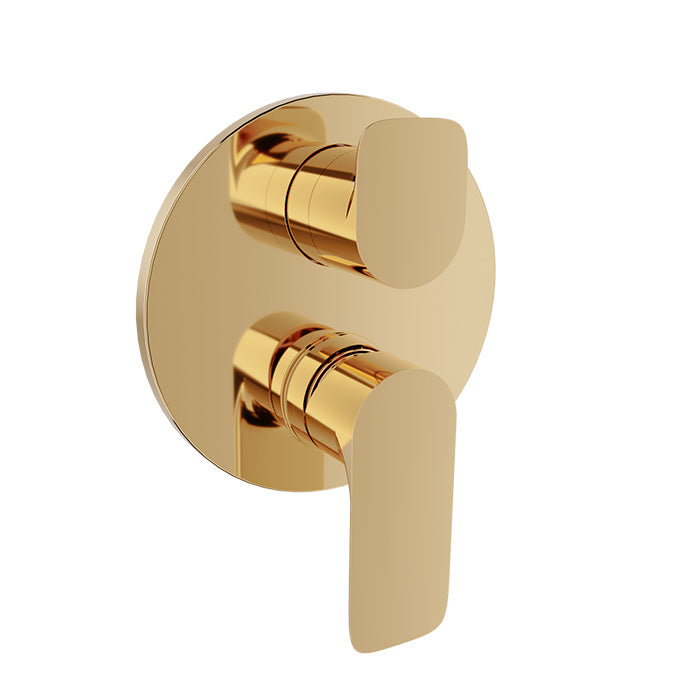 Baril Complete pressure balanced shower valve with 2-way diverter