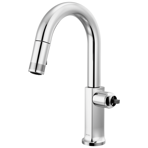 Brizo Pull Down Prep Faucet With Arc Spout Less Handle