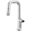 Brizo Pull Down Prep Faucet With Square Spout Less Handle