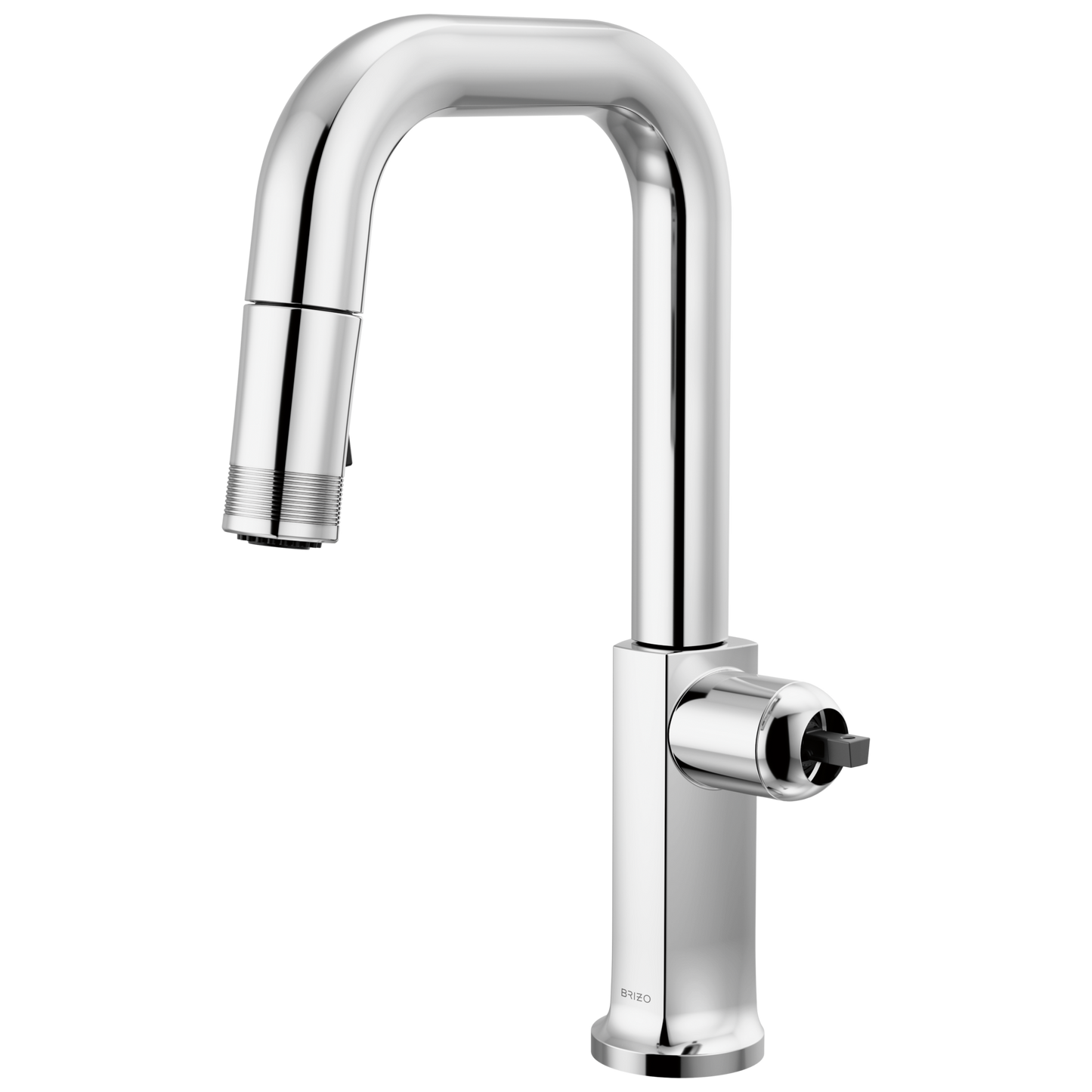 Brizo Pull Down Prep Faucet With Square Spout Less Handle