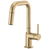 Brizo Odin Pull-Down Prep Faucet with Square Spout - Less Handle - Complete Kit - Brilliance® Luxe Gold®
