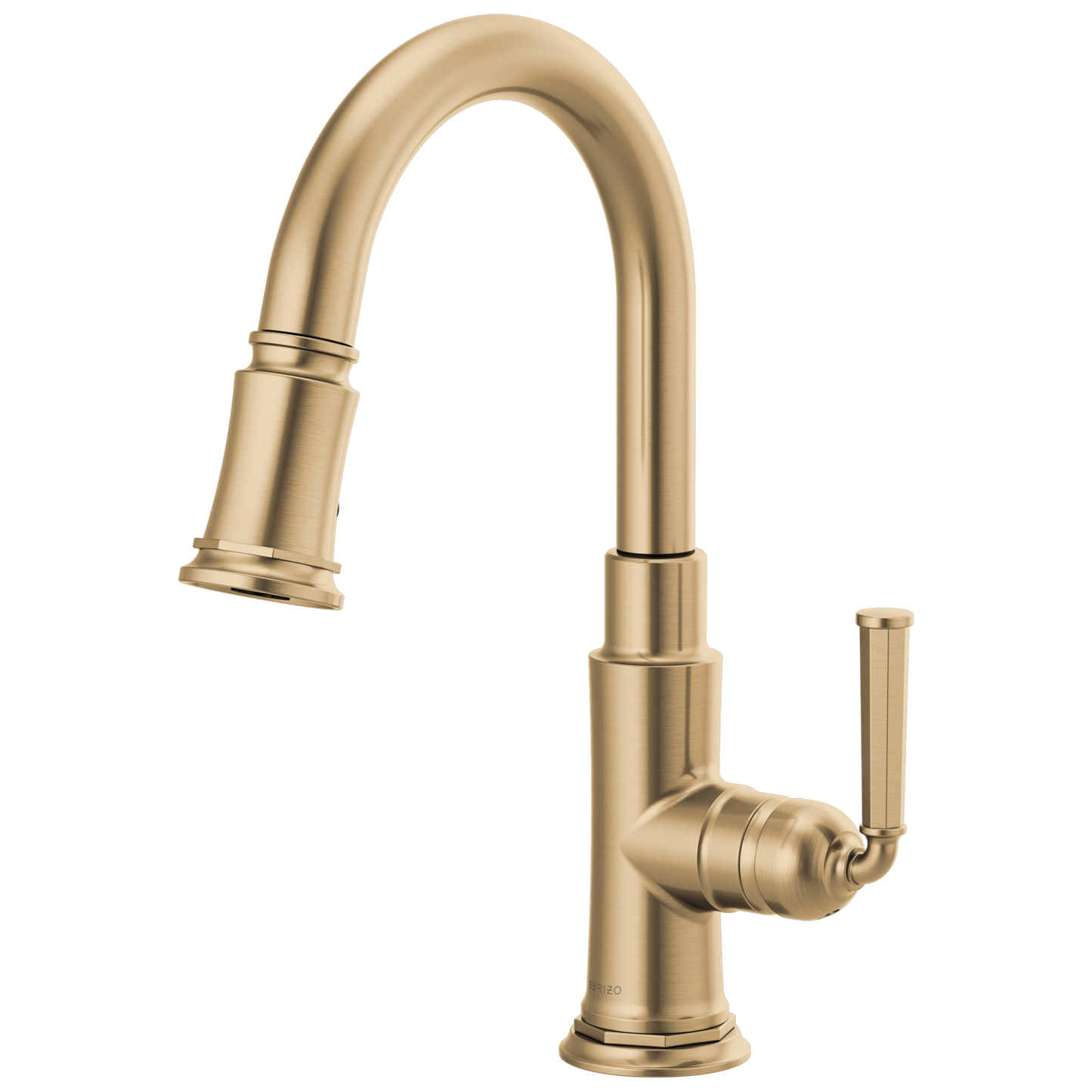 Rook Pull-Down Prep Faucet - Brilliance® Luxe Gold®