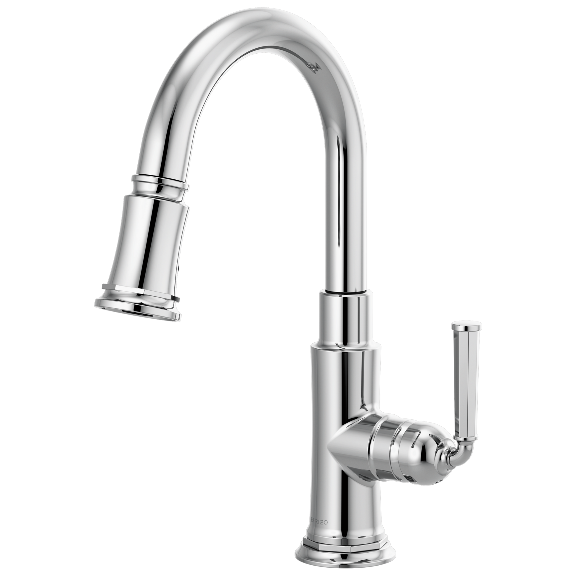 Rook Pull-Down Prep Faucet - Polished Chrome