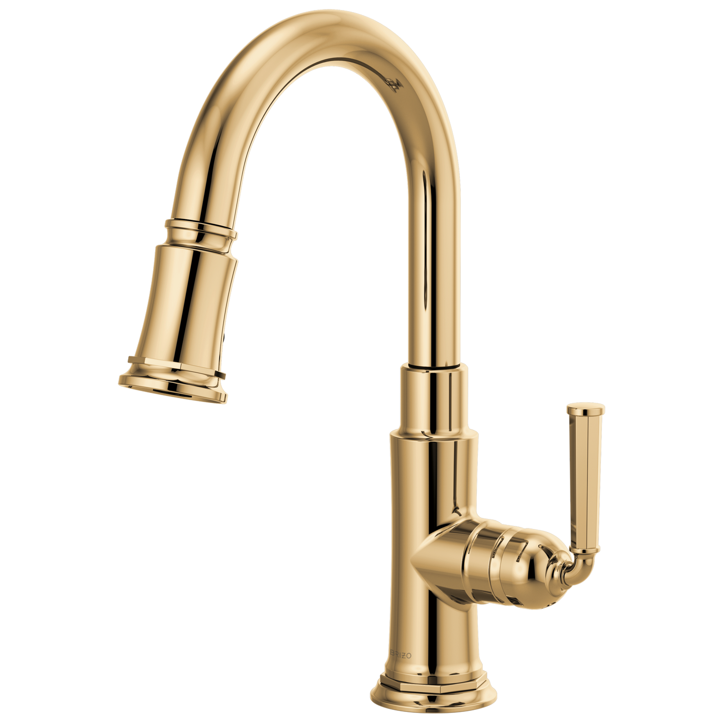Rook Pull-Down Prep Faucet - Brilliance® Polished Gold