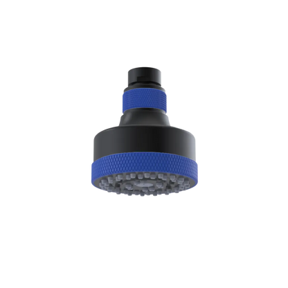 Rubinet 3 FUNCTION SHOWER HEAD Matt Black