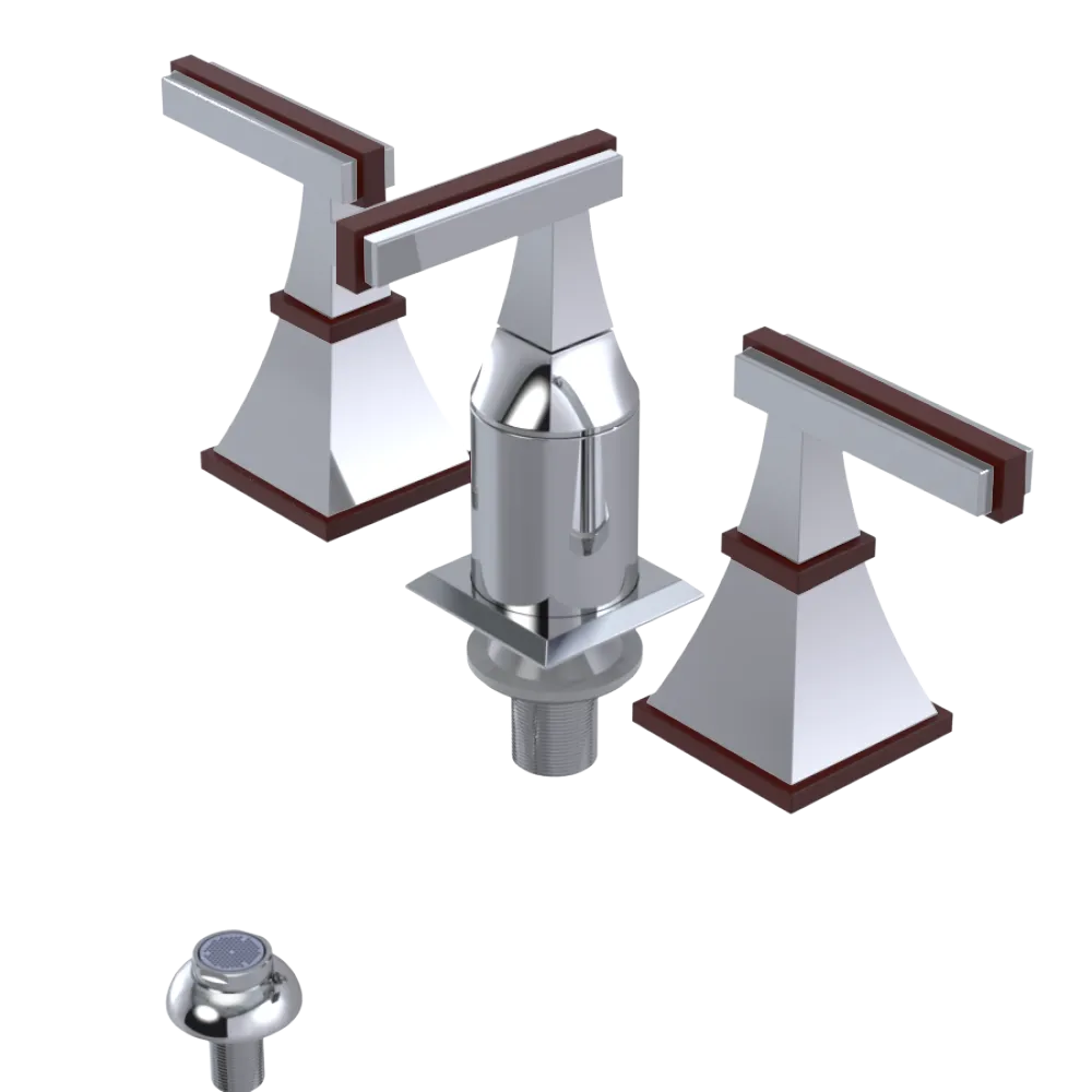 Rubinet Bidet Fitting with Spray, Diverter, and Vacum Breaker (Less Drain) Chrome