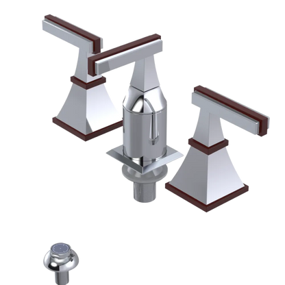 Rubinet Bidet Fitting with Spray, Diverter, and Vacum Breaker (Less Drain) Chrome