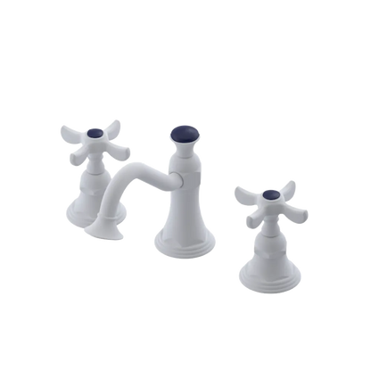 Rubinet Widespread Lav. Set. (less drain) Matt White