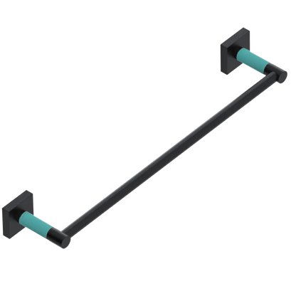 Rubinet 24" TOWEL BAR Matt Black