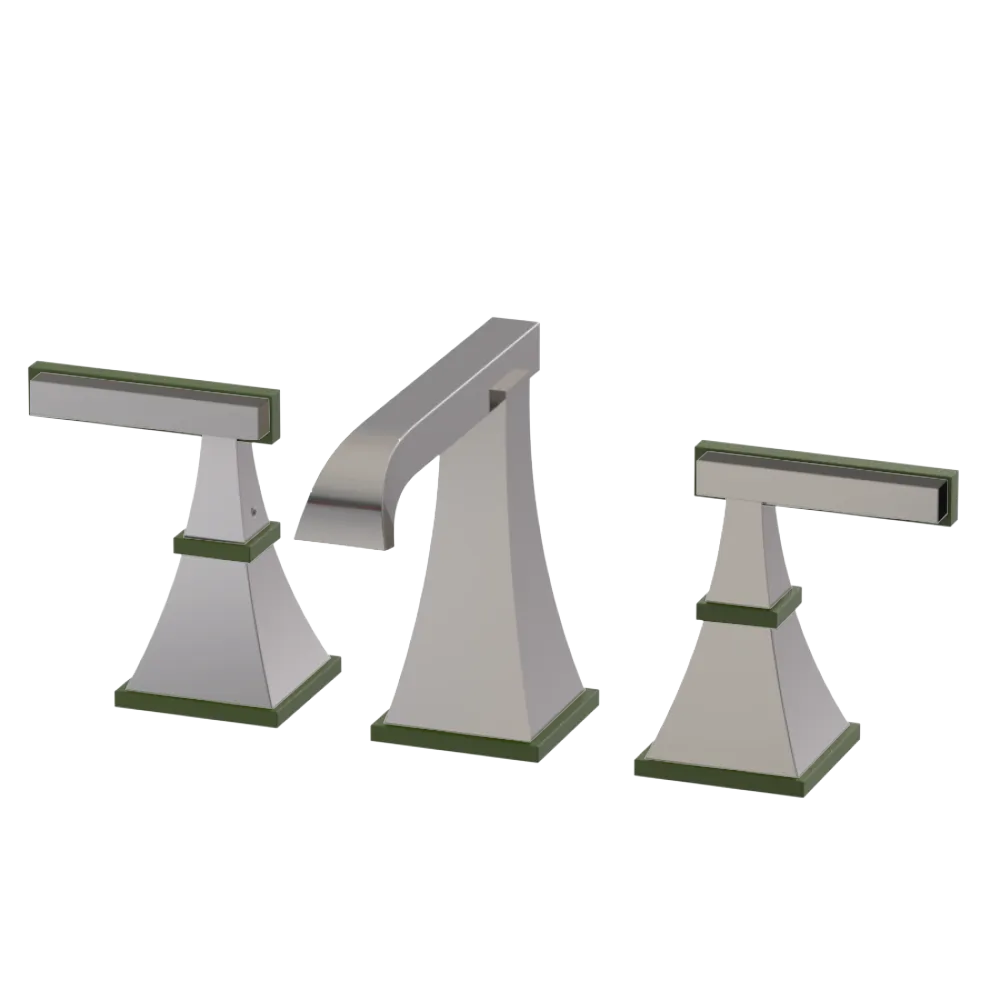 Rubinet Widespread Lav. Set. (less drain) Polished Nickel