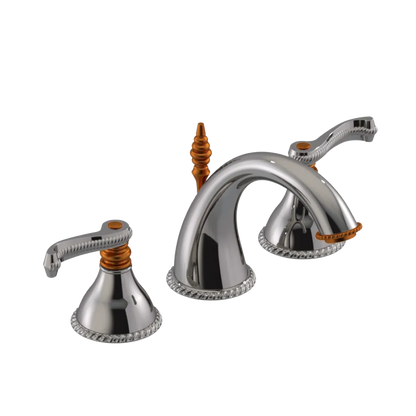 Rubinet Widespread Lav. Set. (less drain) Polished Nickel