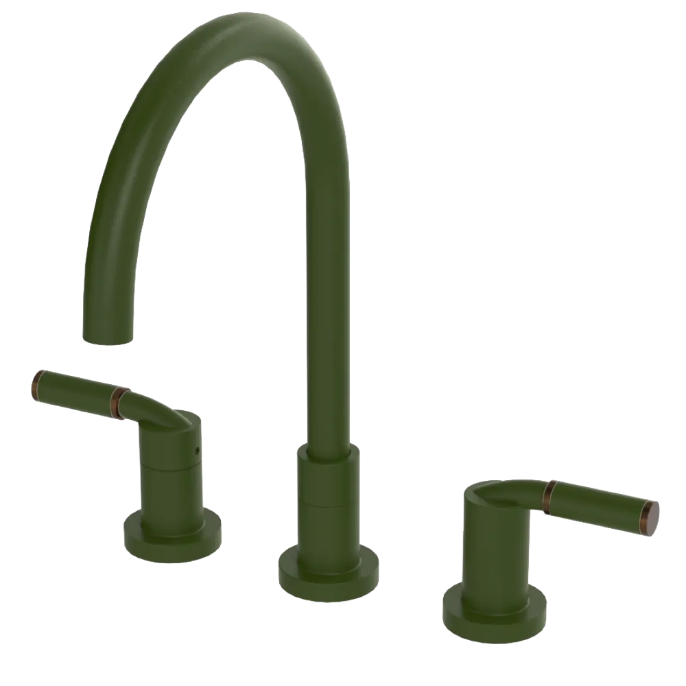 Rubinet Widespread Kitchen Set Green Envy